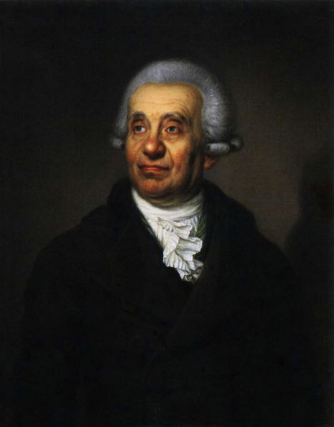Portrait of Johann Ludwig Wilhelm Gleim (1719-1803), German poet